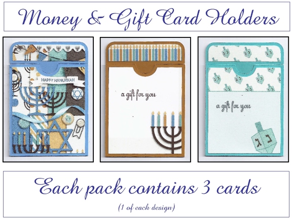 Hanukkah Gift Card Holders
